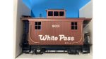 G Scale Train - Bachmann 93119 White Pass & Yukon 4-wheel Caboose For Discount