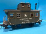 G scale train - Aristocraft ART-42220 US Army Bobber Caboose 1:29 scale Hot on Sale