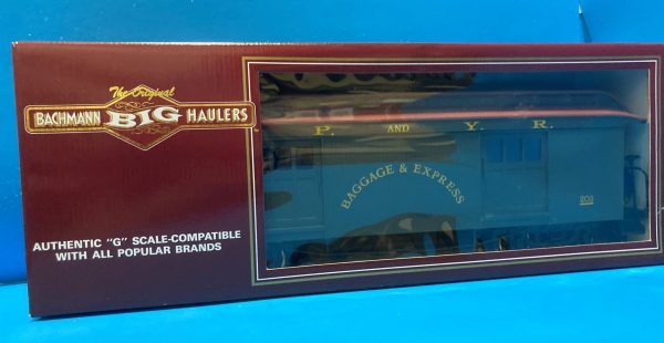 G scale train - Bachmann 97419 White Pass & Yukon Full Baggage Car 203 Online now