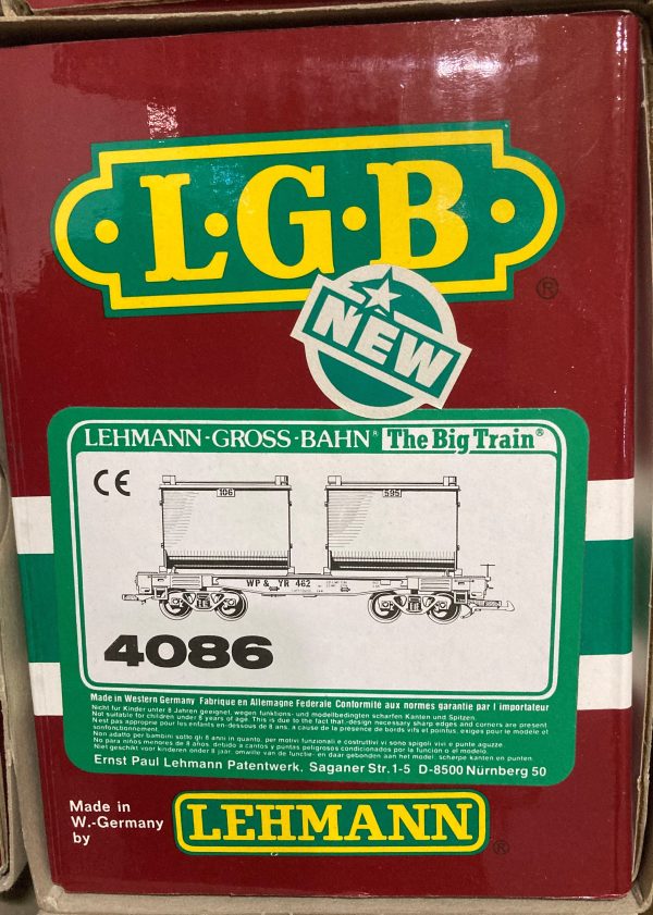 G scale train - LGB 4086 White Pass & Yukon Railroad Dual Ore Car 4086 on Sale