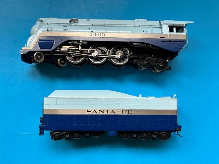 HO scale train - Tenshodo Sante Fe 4-6-4 Hudson #3460  The Blue Goose  w tender Pacific Fast Mail For Discount