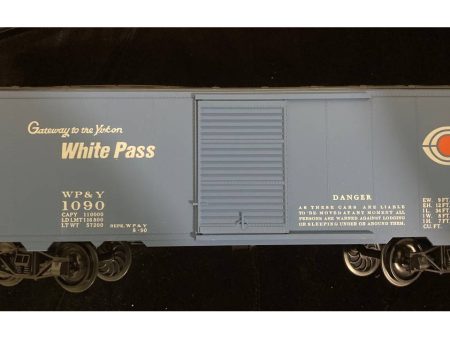 G scale train - MDC White Pass & Yukon Boxcar G4506 Online now