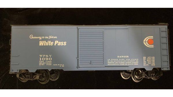 G scale train - MDC White Pass & Yukon Boxcar G4506 Online now