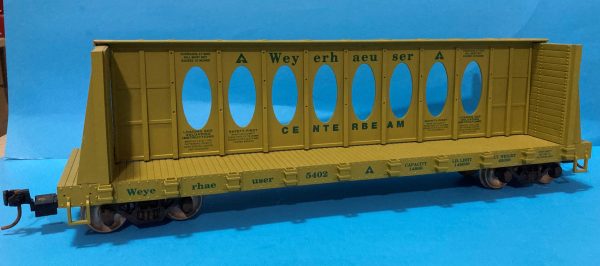 G scale train - USA Trains R-17403 Weyerhauser Center Beam Flat Car For Cheap