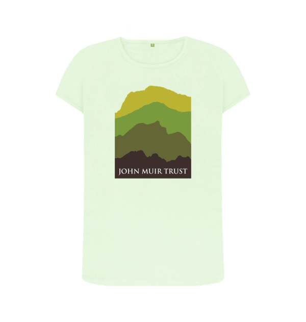 Four Mountains Women s T-shirt - New Green Sale