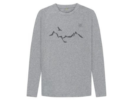 Ladhar Bheinn Kid s long sleeve T-shirt - Granite Grey For Discount