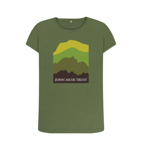 Four Mountains Women s T-shirt - New Green Sale