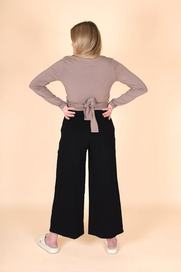 Culottes & Rib Rollneck -pakkaus, White Hot on Sale