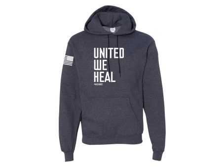 United We Heal Hoodie - Navy Cheap