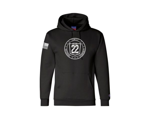 Veterans Family Community Hoodie - Black Cheap