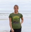 Four Mountains Women s T-shirt - New Green Sale