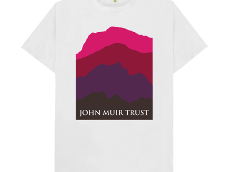 Four Mountains Men s T-shirt - New Red Online now