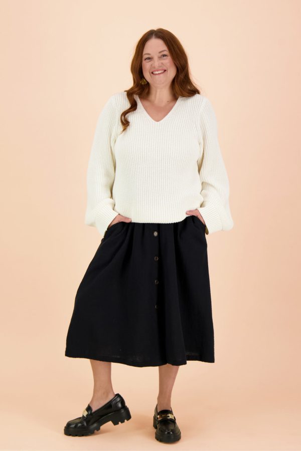 V-Neck Jumper & Everyday Culottes -pakkaus Discount