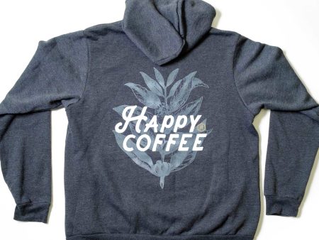 Happy Coffee Zip-Up Hoodie Online Sale