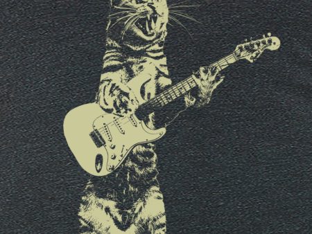 Cat playing guitar on Sale