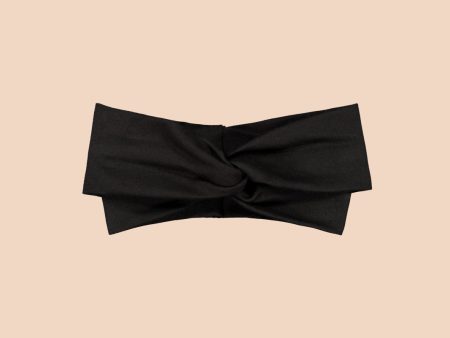 Knot Headband, Black Hot on Sale