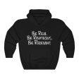 Be Real. Be Righteous. Be Relevant HOODIE (Black, Unisex) Online