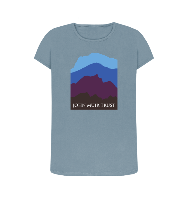 Four Mountains Women s T-shirt - New Blue For Cheap