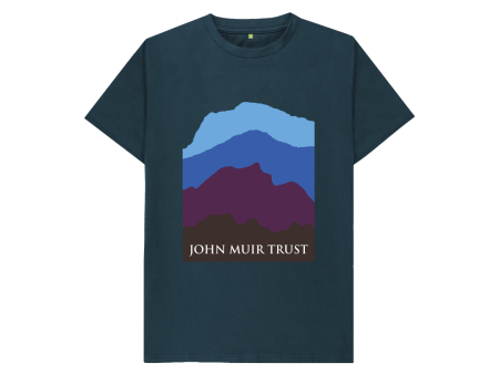 Four Mountains Kid s T-Shirt - New Blue Cheap