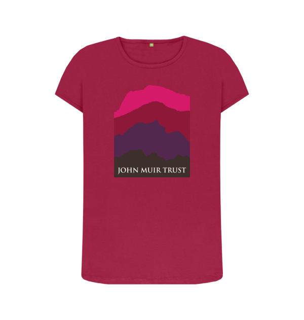 Four Mountains Women s T-shirt - New Red Sale