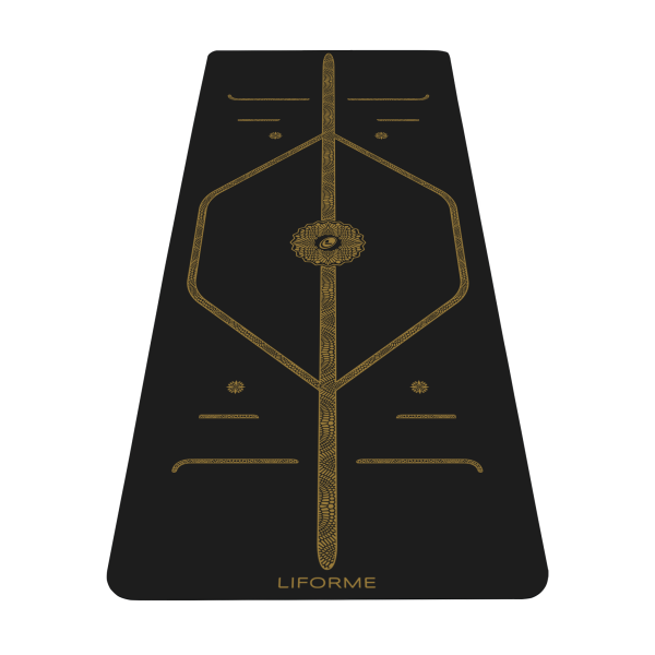 Liforme Black & Gold Yoga Mat For Discount