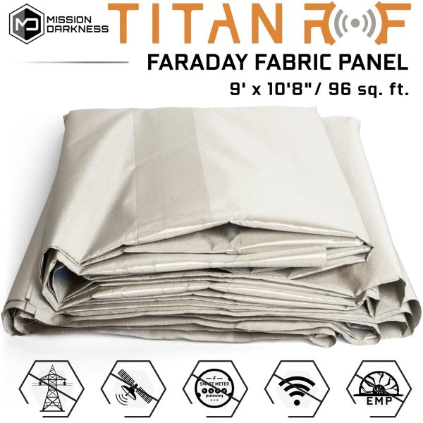 Mission Darkness™ TitanRF Faraday Fabric Panel For Discount